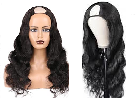 U Part Wig Bodywavy Virgin Hair